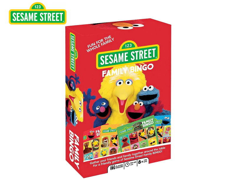 Sesame Street Family Bingo Board Game