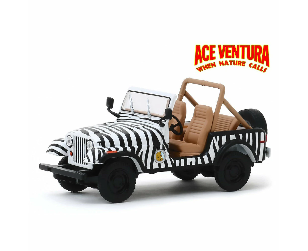 1:43 Scale Ace Ventura 'When Nature Calls' - 1976 Jeep CJ-7 Diecast Model