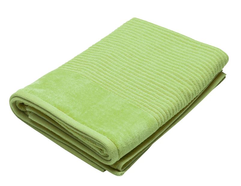 Jenny Mclean Royal Excellency Bath Towel 2 ply sheared Border 600GSM - Spearmint Green
