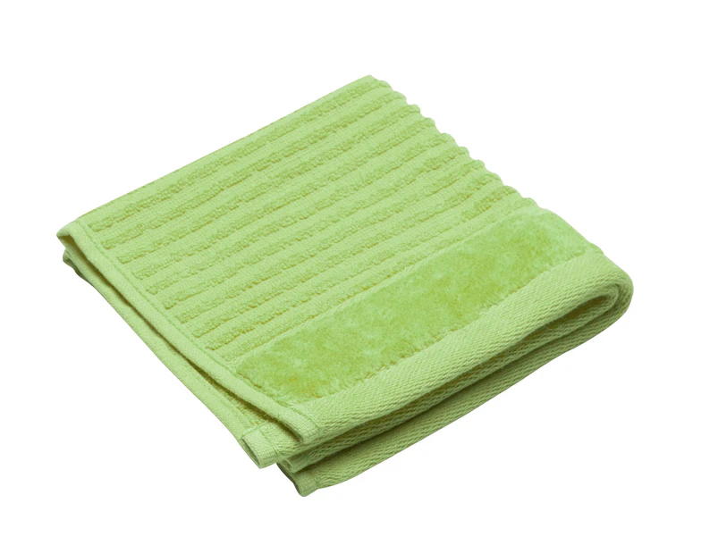 Jenny Mclean Royal Excellency Face Towel 2 ply sheared Border 600GSM - Spearmint Green