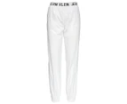 Calvin Klein Jeans Women's Logo Tape Trackpants / Tracksuit Pants - Bright White