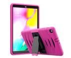 WIWU Shock Wave Kickstand Case Anti-Fall Protection For Samsung Tab A 10.1 T510/T515(2019)-Rose Red