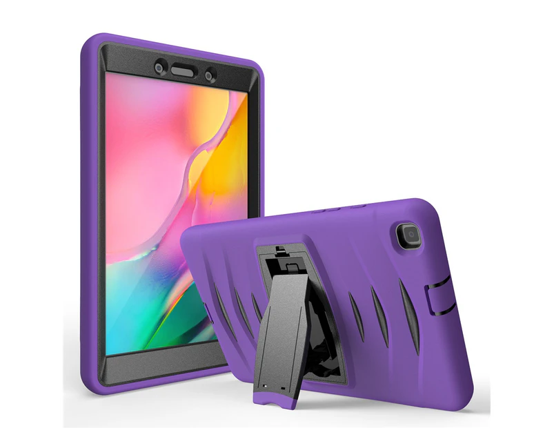 WIWU Shock Wave Kickstand Case Anti-Fall Protection For Samsung Tab A 8inch T290/T295(2019)-Purple