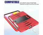 WIWU Shock Wave Kickstand Case Anti-Fall Protection With Pencil Holder For 10.5inch iPad Air3/iPad Pro10.5-Red