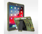 WIWU Shock Wave Kickstand Case Anti-Fall Protection With Pencil Holder For 9.7inch iPad 5/iPad 6/iPad Air2/iPad Pro9.7-Camouflage