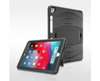 WIWU Shock Wave Kickstand Case Anti-Fall Protection With Pencil Holder For 9.7inch iPad 5/iPad 6/iPad Air2/iPad Pro9.7-Black