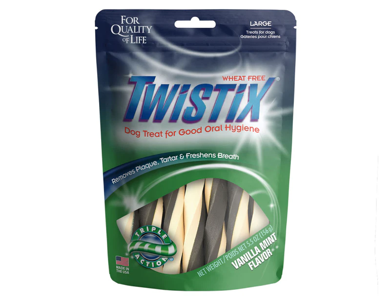 Twistix Large Dental Sticks Vanilla Mint 156g