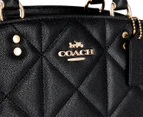 Coach Quilted Lillie Carryall Bag - Black