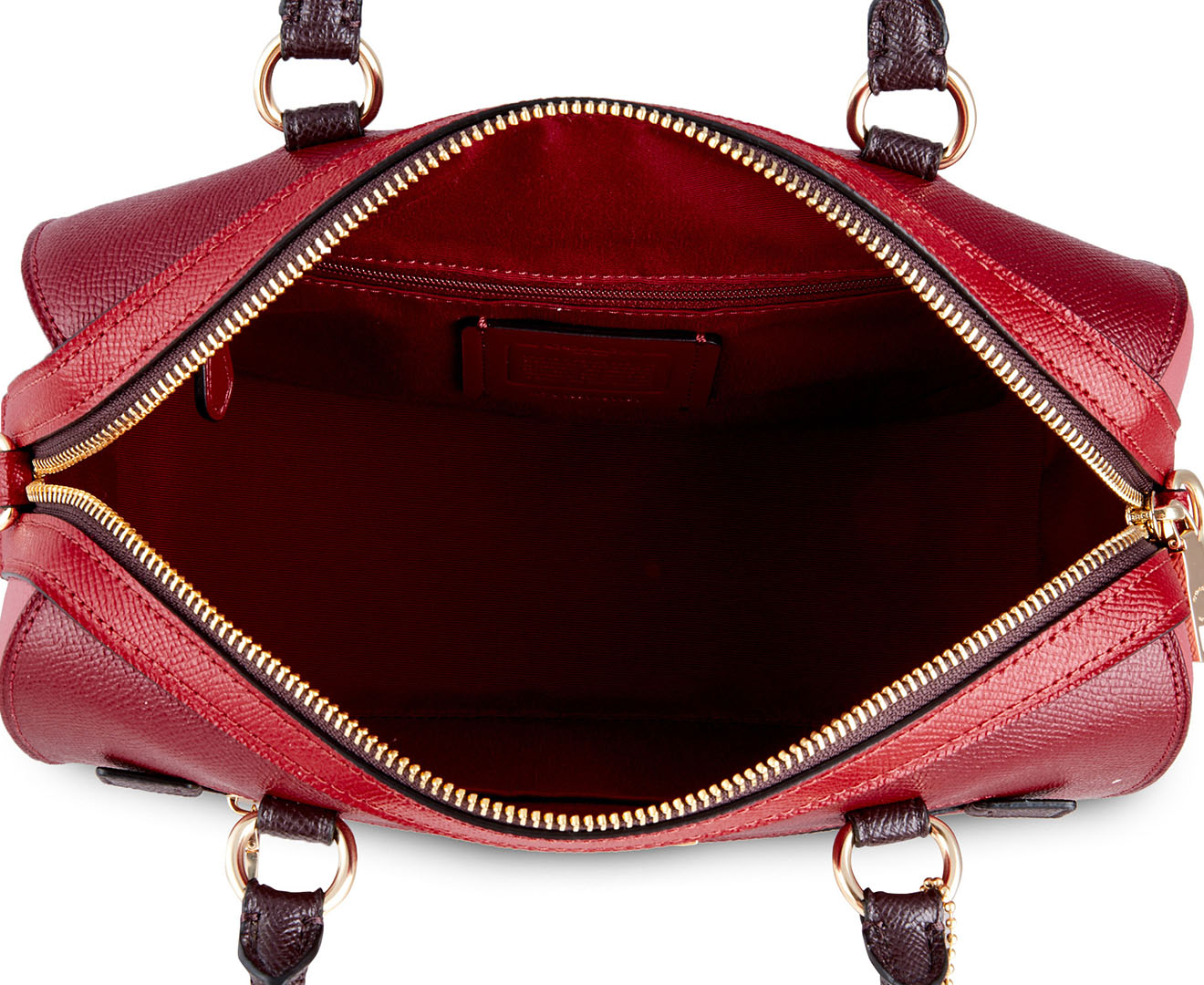 coach rowan satchel purple