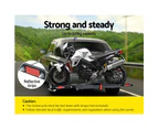 Ultra Tools Motorcycle Motorbike Carrier Hauler 2" Hitch Mount Rack Ramp Anti Tilt Tow Bar