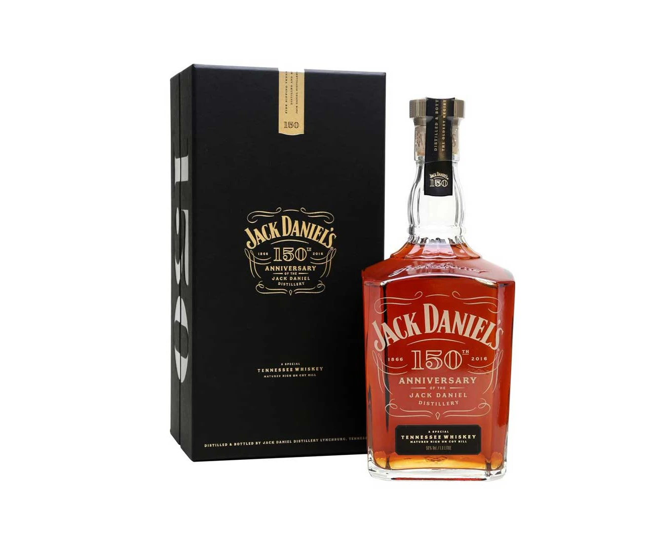 Jack Daniels 150th Anniversary Tennessee Whiskey Limited Edition 1000ml @ 50% abv