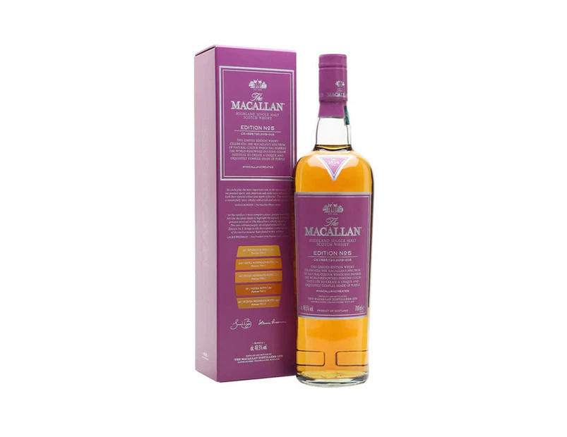 The Macallan edition No. 5 Single Malt Scotch Whisky 700ml @ 48.5% abv