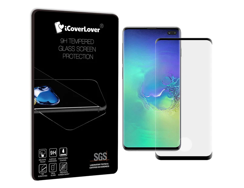 For Samsung Galaxy S10,3D Full Screen Tempered Glass Screen Protector,iCoverLover