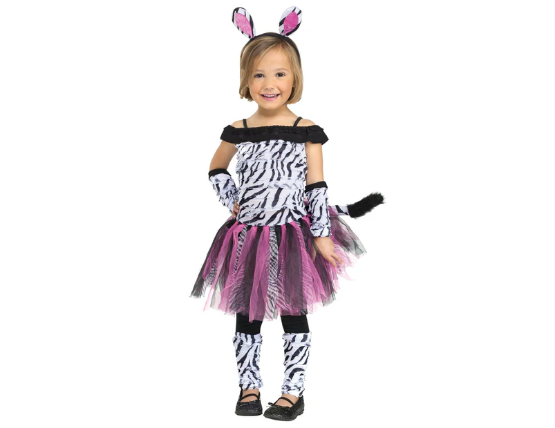 Little Miss Zebra Toddler Costume