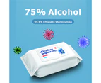 Alcohol 75% Cleaning Wet Tissue/Wipe Pull Box -  Tissue size 210x147mm (50pc)