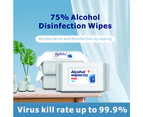 Alcohol 75% Cleaning Wet Tissue/Wipe Pull Box -  Tissue size 210x147mm (50pc)