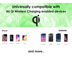 QI Wireless Charger For iPhone 13/12 Samsung Galaxy S22/S22+/S22 Ultra, Pink