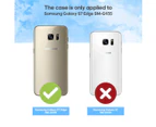 For Samsung Galaxy S7 Edge Case, Armour Tough Protective Cover, Black