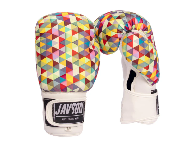 Boxing Gloves Training Fight Punch Bag MMA Sparring Kickboxing UFC AU 10oz by Javson - Multicolour boxes