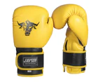 Kids Boxing Gloves Training Fight Punch Bag MMA Sparring Kickboxing UFC AU by Javson - Yellow