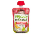 6 X Whole Kids Organic Frooshie Banana, Strawberry & Apple 90g