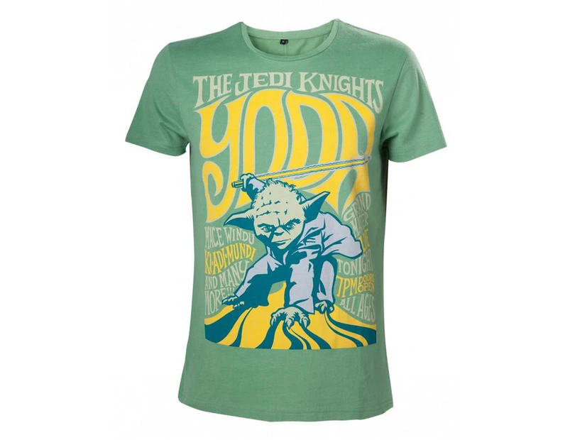 Officially Licensed Star Wars Yoda, The Jedi Knights Men's T-Shirt