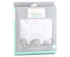 Little Haven Elephant Washcloths 3-Pack