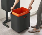 Joseph Joseph 60L Totem Max Trash Can Bin - Carbon Black