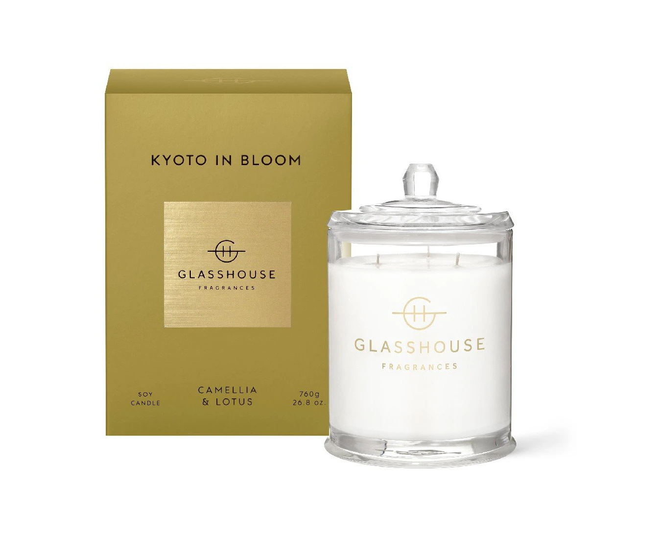 Glasshouse Fragrance - 760g candle - Kyoto In Bloom