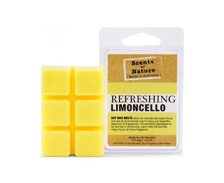 Tilley Scents Of Nature - Soy Wax Melts 60g - Refreshing Limoncello