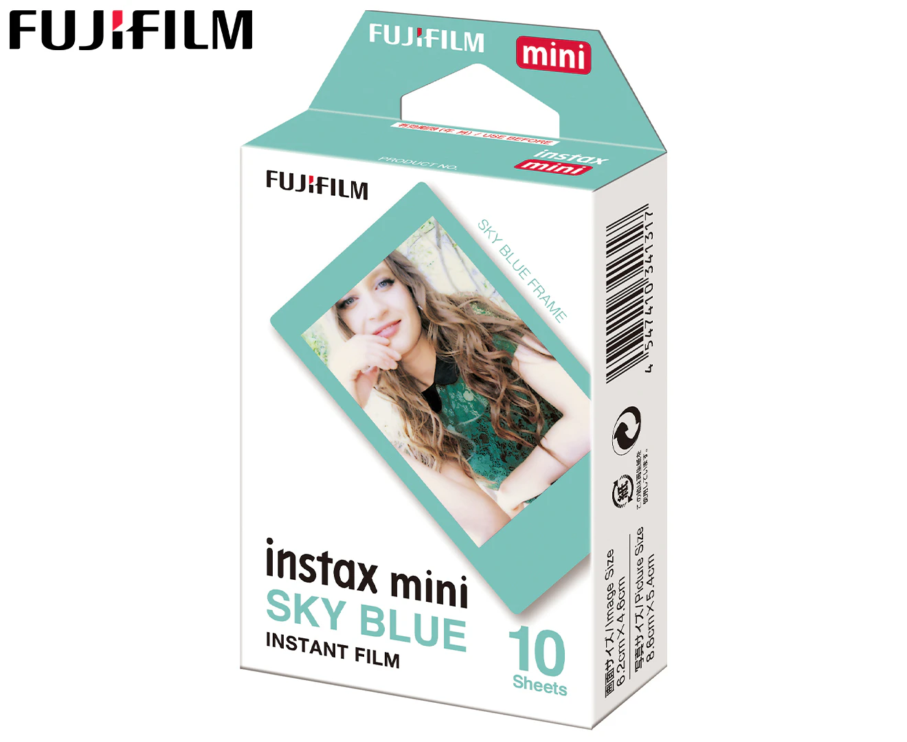 Fujifilm Instax Mini Film Sky Blue 10-Pack