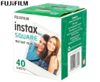 Fujifilm Instax Square Instant Film - 40 Sheets