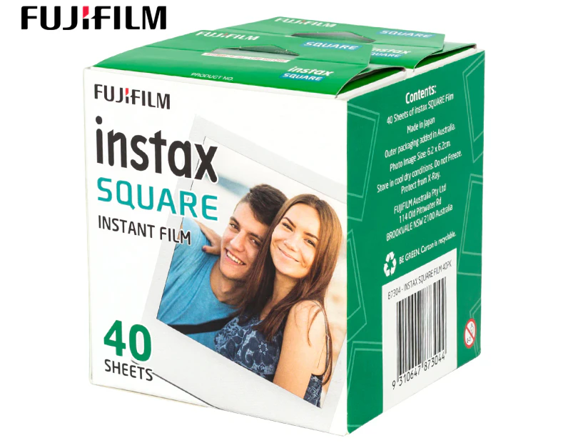 Fujifilm Instax Square Instant Film - 40 Sheets