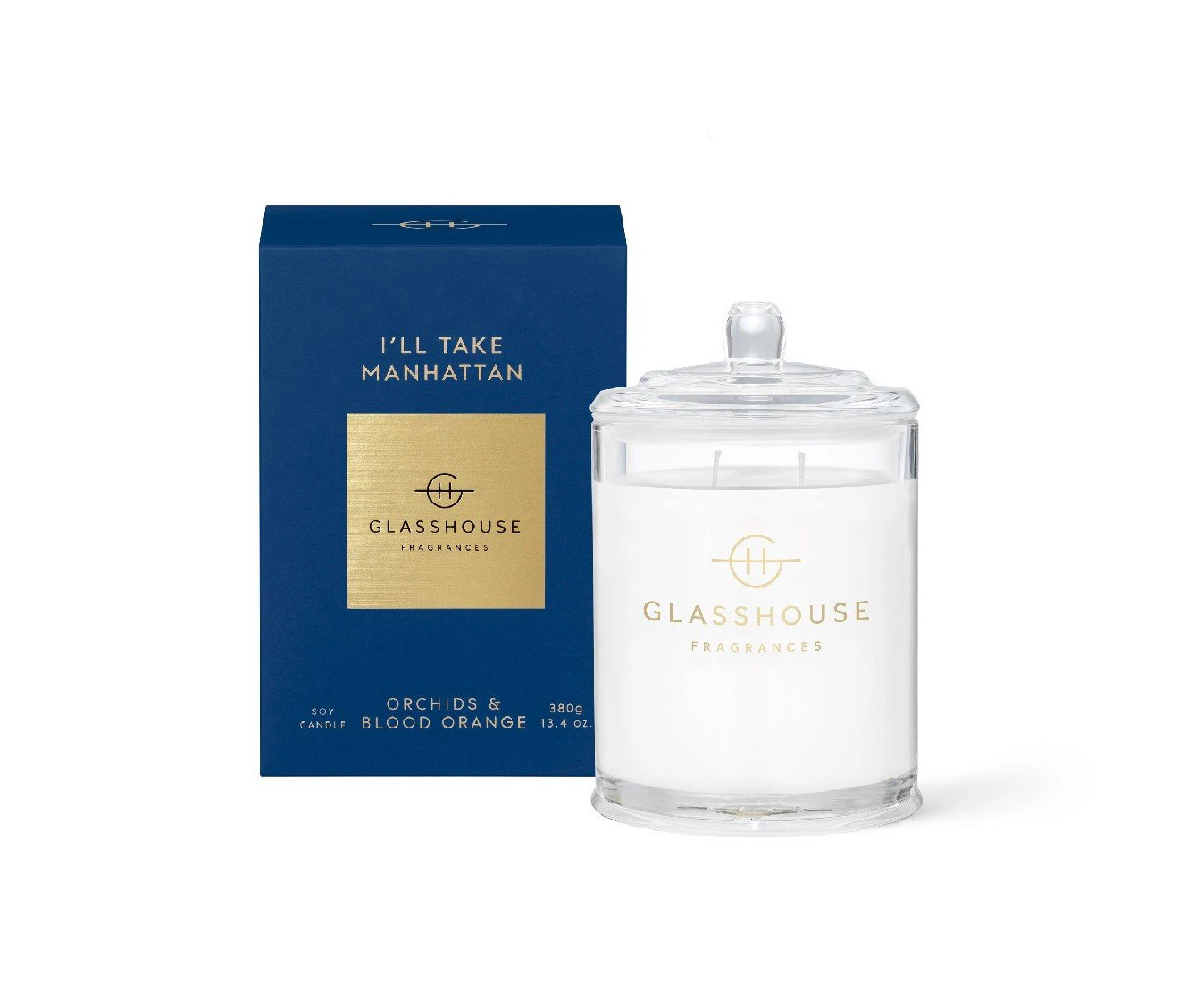 Glasshouse Fragrance - 380g candle - I'll Take manhattan