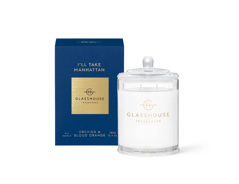 Glasshouse Fragrance - 380g candle - I'll Take manhattan