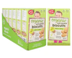 6 X Whole Kids Organic Soft Cereal Biscuits Apple and Spelt 120g