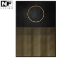NF Living 83x123cm New Moon Gold Foil Print Wall Art