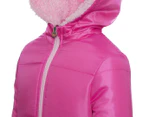 Skechers Toddler Girls' Bubbles Unicorn Reversible Jacket - Pink