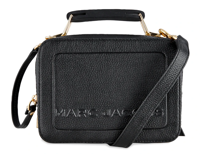 Marc Jacobs The Textured Mini Box 20 Crossbody Bag - Black
