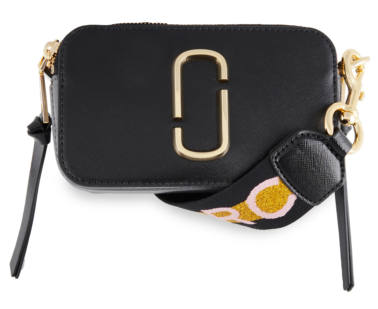 Marc Jacobs Snapshot All Black Crossbody Bag, Luxury, Bags