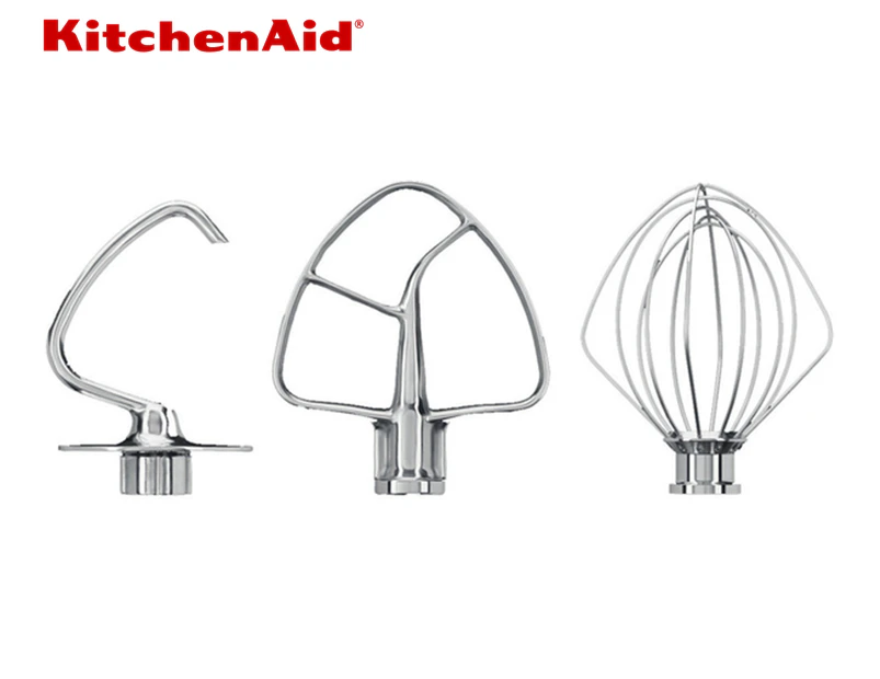 KitchenAid 3-Piece Stainless Steel Beater Set - Silver 5KSM5TH3PSS