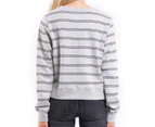 All About Eve Women's Zoey Statement Crew Neck Sweater - Grey