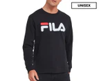 Fila Unisex Fleece Crew Sweatshirt - Black