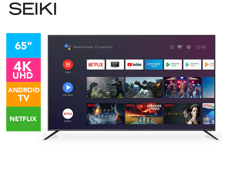 Seiki 65-Inch 4K Ultra HD Android 9.0 TV