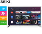 Seiki 58-Inch 4K Ultra HD Android 9.0 TV