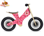 Kinderfeets Kids' Wooden Balance Bike - Retro Cupcake