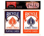 Bicycle Jumbo Index Poker Cards 2-Deck