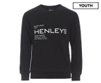 Henleys Youth Boys' Patton Crew Sweater - Black