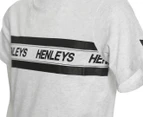 Henleys Youth Boys' Briggs Tee / T-Shirt / Tshirt - Snow Marle