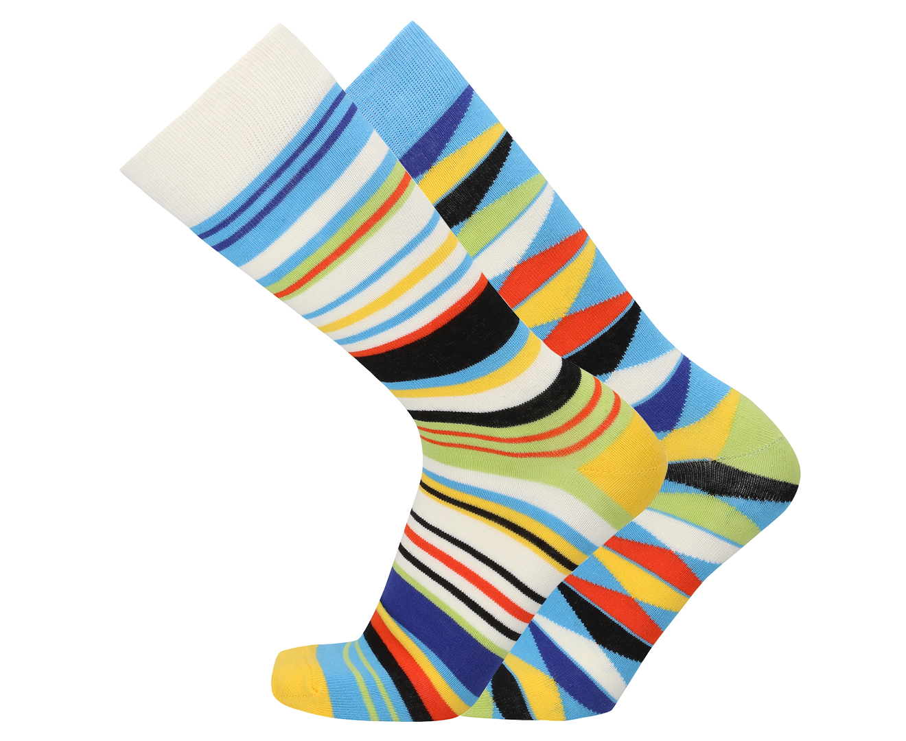 Odd Socks Men's Sockology Crew Socks 6-Pack - Multi | Catch.com.au